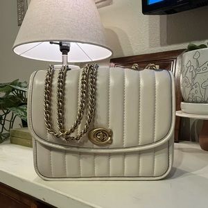 COACH QUILTED SHOULDER BAG
